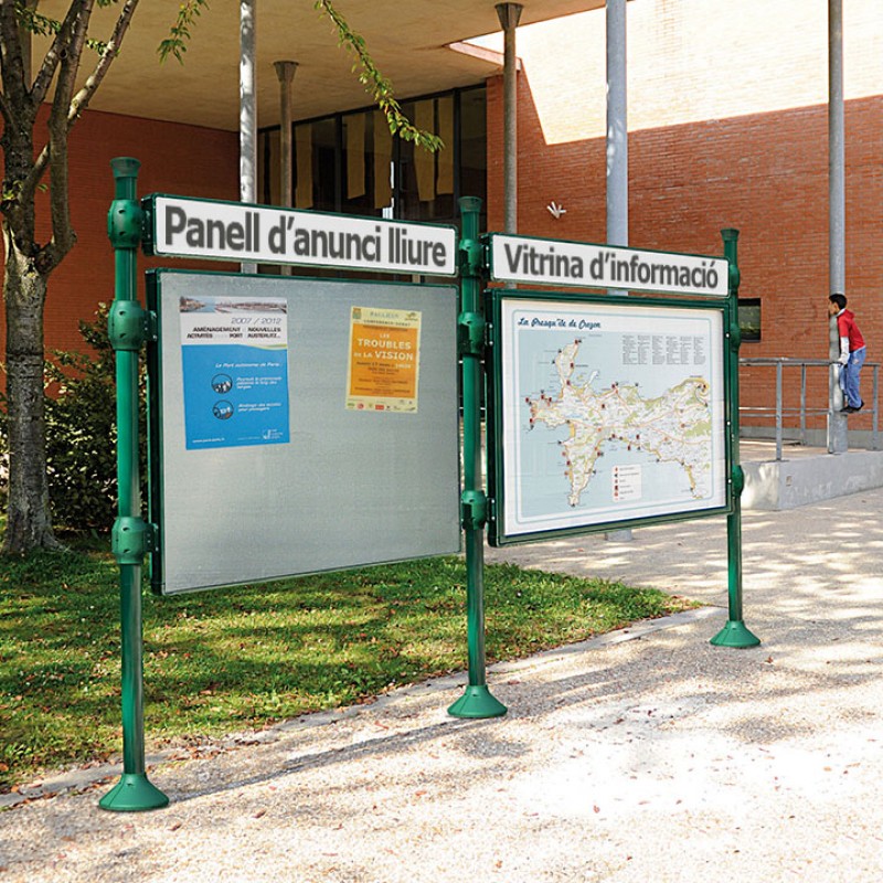 Panell d'anunci lliure s/rètol d'alç 1225 x 1670 mm